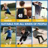 Volleyball Elbow Pads Black Elastic Design Protects From-5