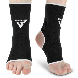 Ankle Wrap White Breathable Polyspandex Support-0