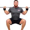 Vinsguir Weightlifting Wrist Wraps Black Polyester-1