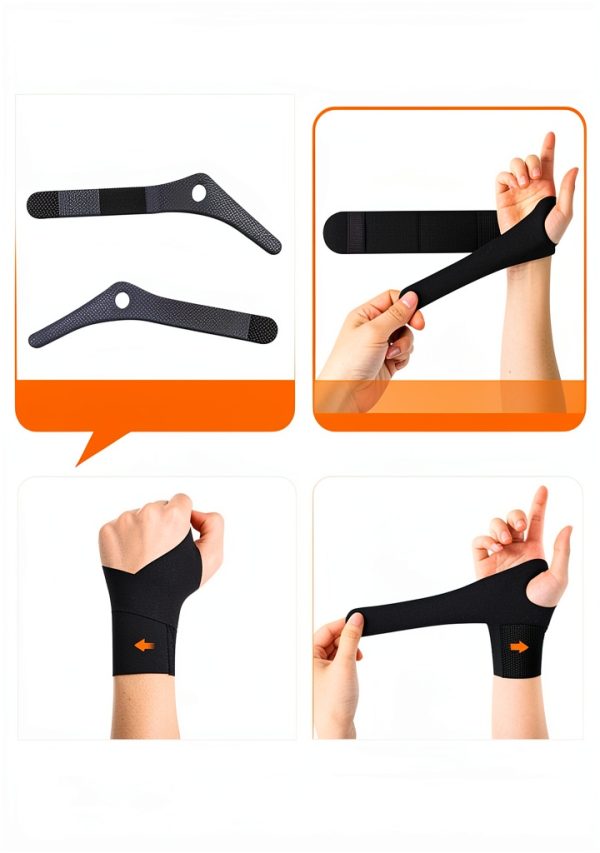 FitDA Ultra Thin Wrist Brace Nylon Adjustable-2