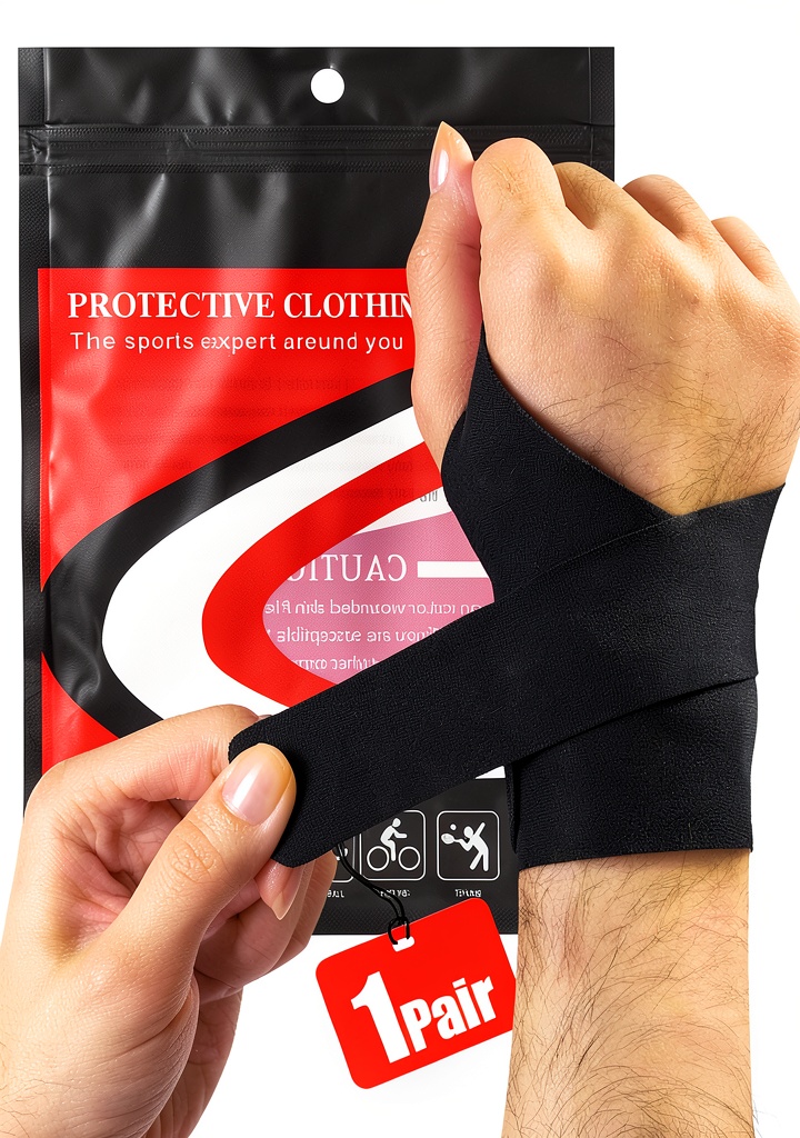 FitDA wrist brace being worn during a workout