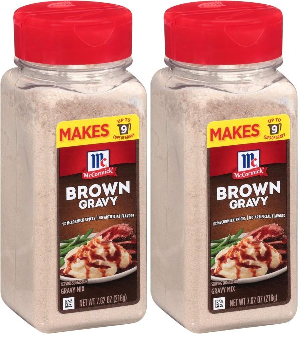 McCormick Brown Gravy Mix Savory No MSG Grocery Food-0