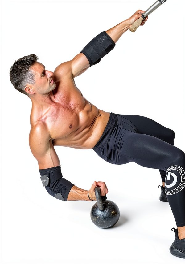 Pavo Strength Sleeve for Weightlifters Unisex-Adult XL Black-5