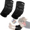 Volleyball Elbow Pads Black Elastic Design Protects From-0