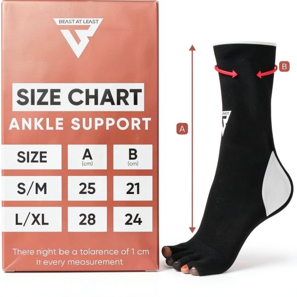 Ankle Wrap White Breathable Polyspandex Support-4