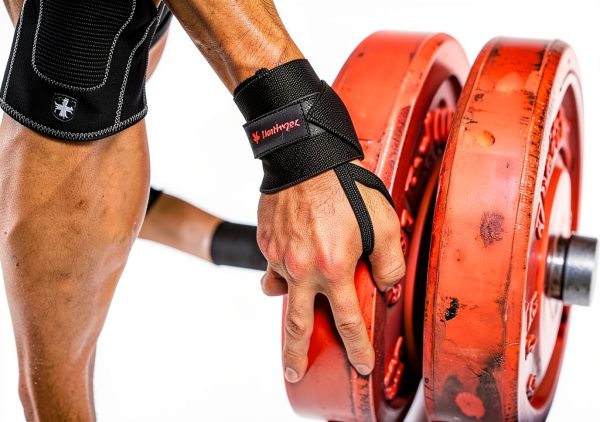 Harbinger Black Wrist Wraps 20in Adjustable-1