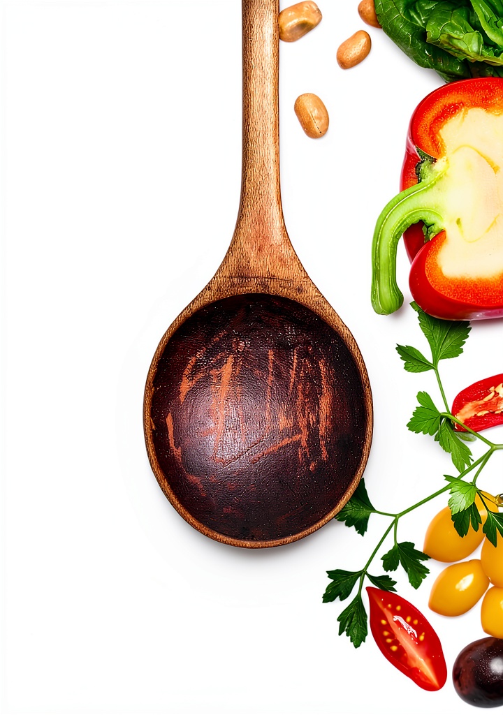 Healthy cooking book on a kitchen counter