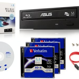Asus Blu Ray M DISC Drive Bundle 3 Pack Internal-0