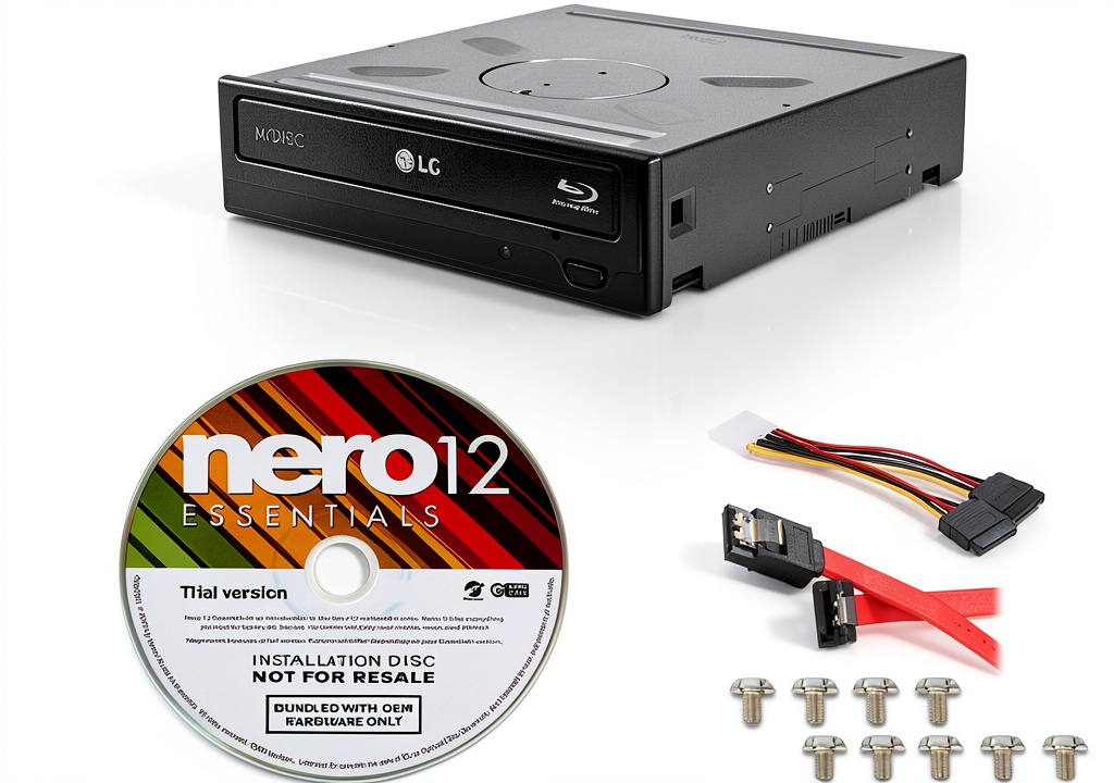 BestDuplicator 12X Blu-ray internal drive installed in a PC case