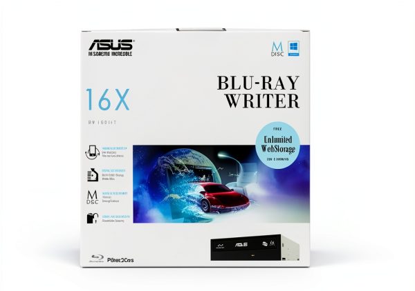 Asus Blu Ray M DISC Drive Bundle 3 Pack Internal-2