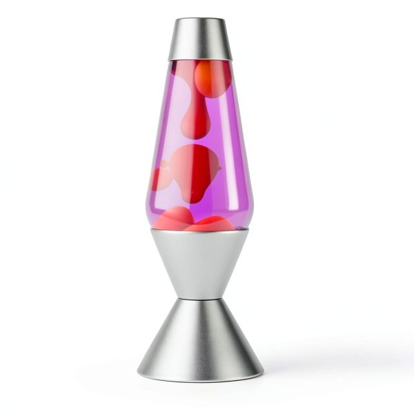 Lava Lamp Original Large 52oz 16.3in Vivid Twilight Orange Wax Purple-3