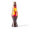 Lava Lamp 14in Volcanic Crags Red Wax & Orange Liquid Motion Lamp-3