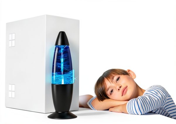 LED Tornado Light Lightahead 7 Color Changing Vortex Lamp 3.4x12.8in-4