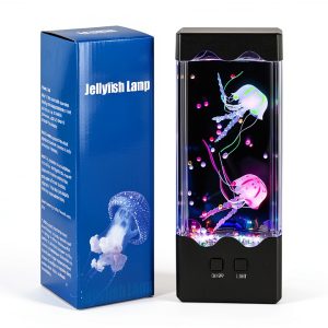 Jellyfish Lamp Jiayuan 7-Color Changing with 5-Level Brightness Black-0