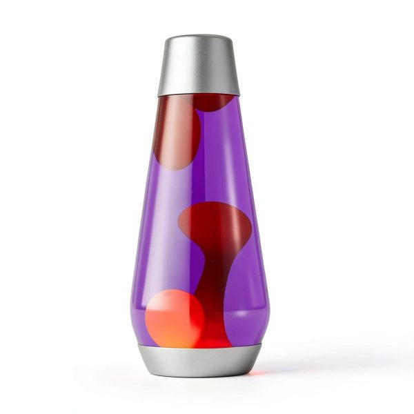 Lava Lamp Original Large 52oz 16.3in Vivid Twilight Orange Wax Purple-1