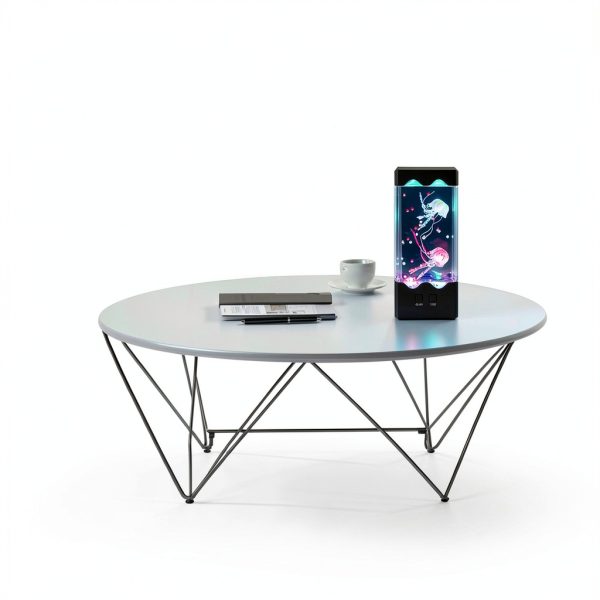 Jellyfish Lamp Jiayuan 7-Color Changing with 5-Level Brightness Black-2