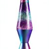Lava Lamp 14.5" Polar Glimmer Silver Glitter Liquid Motion Lamp-0