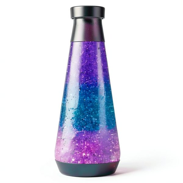 Lava Lamp 14.5" Polar Glimmer Silver Glitter Liquid Motion Lamp-1