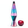 Lava Lamp 14.5" Polar Glimmer Silver Glitter Liquid Motion Lamp-2