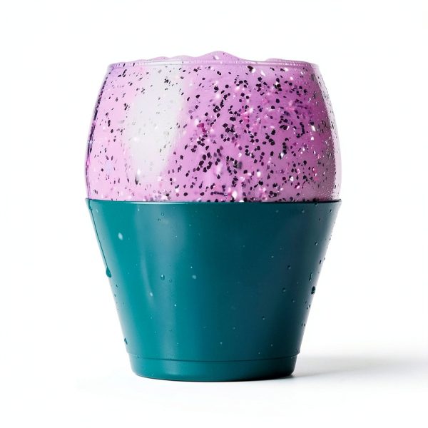 Lava Lamp 14.5" Polar Glimmer Silver Glitter Liquid Motion Lamp-4
