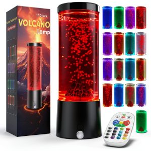 Volcano Lamp 17 Colors Changing with Remote AONESY Model 6609V-0