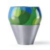 Lava Lamp Emerald Tide 16.3in Liquid Motion Lamp Yellow Wax Green-4