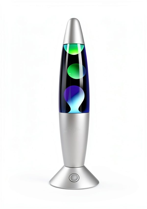 LED Liquid Motion Lamp 17 Colors Changing Remote Biulazyda 13.5 Inch-6