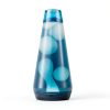 Lava Lamp 14.5" Night Swim Liquid Motion Lamp White Wax Blue Liquid-1