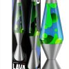 Lava Lamp Emerald Tide 16.3in Liquid Motion Lamp Yellow Wax Green-0