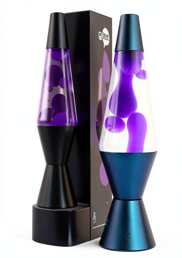 Lava Lamp 14.5in Purple Liquid Motion Lamp Original Classic Design-0