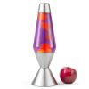Lava Lamp Original Large 52oz 16.3in Vivid Twilight Orange Wax Purple-2