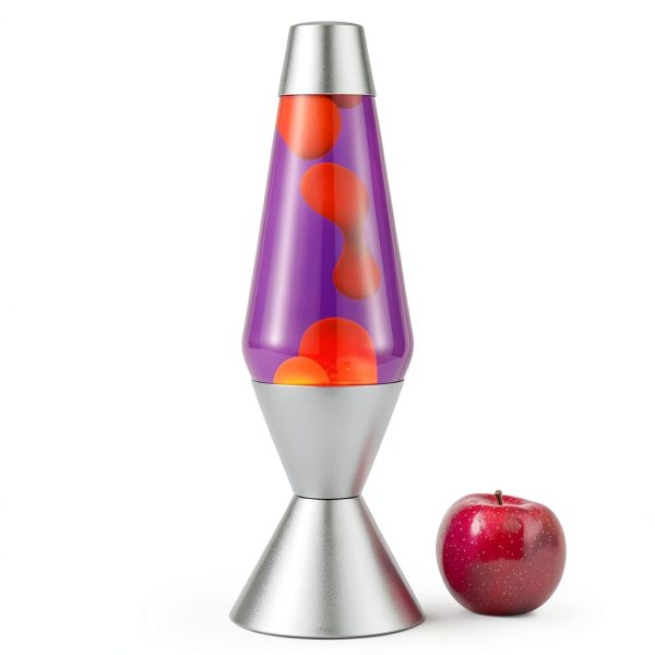 Lava Lamp Original Large 52oz 16.3in Vivid Twilight Orange Wax Purple-2
