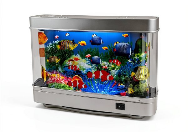 Fake Motion Fish Tank Aquarium Tokenkuko Lamp with Moving Fish-5