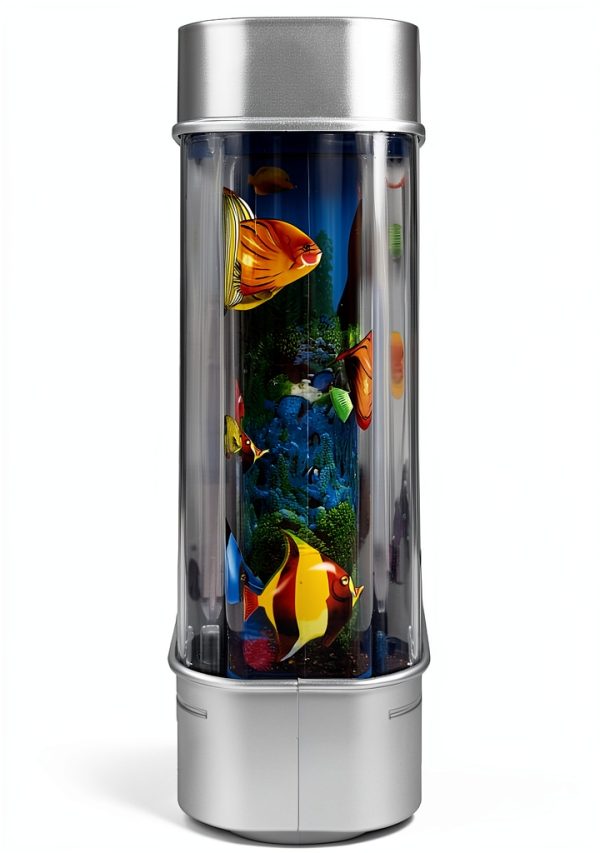 Fake Motion Fish Tank Aquarium Tokenkuko Lamp with Moving Fish-2