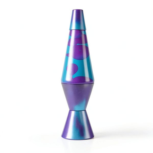 Lava Lamp Aurora Borealis 14.5" Purple Wax Liquid Motion Lamp - Retro-3