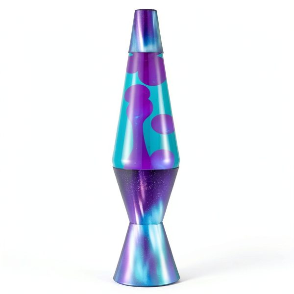 Lava Lamp Aurora Borealis 14.5" Purple Wax Liquid Motion Lamp - Retro-6