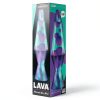 Lava Lamp Aurora Borealis 14.5" Purple Wax Liquid Motion Lamp - Retro-8