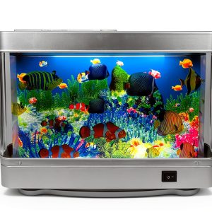 Fake Motion Fish Tank Aquarium Tokenkuko Lamp with Moving Fish-0